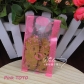 50 PCS Food Grade Gusseted Mat Finished Personalized Candy Cake Bags Small Biscuit Pouches